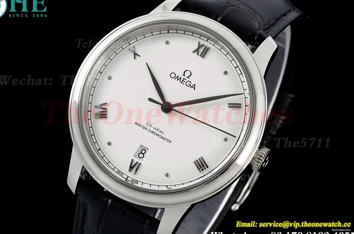 A8800 De Prestige Ville SS White Dial Date MKS 40mm LE 0205